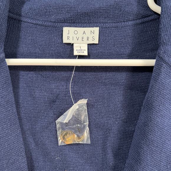 Joan Rivers Milano Knit Sweater Blazer Peacoat Size Large - Picture 3 of 10